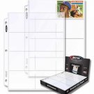 100 BCW PRO 8-POCKET BINDER PAGES
