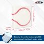 1 BCW 3" Heavy Duty D-ring Premium White Baseball Collectors Binder Album