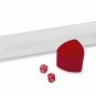 BCW Playmat Tube with Dice Cap - Red