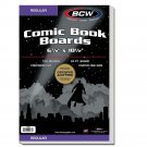 1 pack of 100 BCW Acid Free 6 7/8" x 10 1/2" Regular Comic White Backing Boards 1 pack of 100 BCW Acid Free 6 7/8" x 10 1/2" Regular Comic White Backing Boards