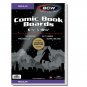 1 pack of 100 BCW Acid Free 6 7/8" x 10 1/2" Regular Comic White Backing Boards