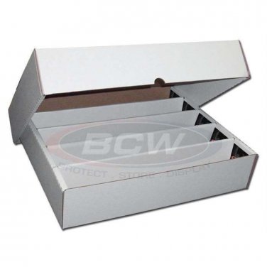 10X BCW 5000 Count Storage Box (Full Lid)