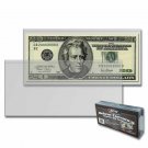 100 BCW Deluxe Currency Holder - Regular Bill 100 BCW Deluxe Currency Holder - Regular Bill