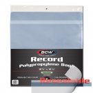 10 packs of 100 (1000) BCW 12 3/4" x 12 3/4" Resealable 33 RPM Record Bags