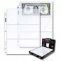 500 Pro 3-Pocket Currency Page (100 CT. Box)
