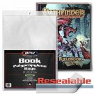 2 packs of 100 (200) BCW 10" x 13" Resealable Book Bags