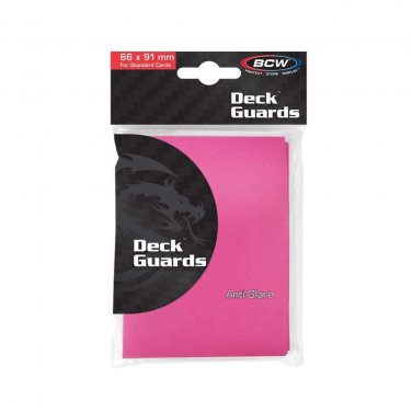 1000 BCW Deck Guard - Double Matte - Pink