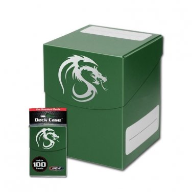 10X BCW Deck Case - Large - Green
