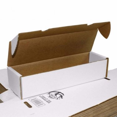5 BCW 1000 ct Single Row Gaming Card Storage Box