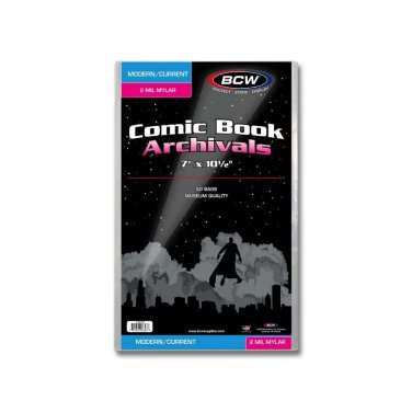 150 BCW Current/Modern Comic Mylar Archivals - 2 MIL