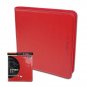 6 BCW Z-Folio 12-Pocket LX Album - Red