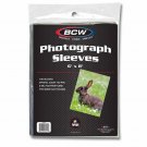 10 packs of 100 (1000) BCW 6" x 8" Photo Sleeves