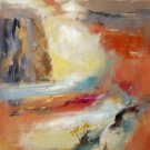 Flow 24x36 in. stretched Oil Painting Canvas Art Wall Decor modern004