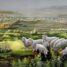 Sheep 24x36 in. stretched Oil Painting Canvas Art Wall Decor modern004