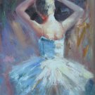 Ballerina 24x36 in. stretched Oil Painting Canvas Art Wall Decor modern24D