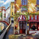 Caffee shop 24x36 in. stretched Oil Painting Canvas Art Wall Decor modern002 Caffee shop 24x36 in. stretched Oil Painting Canvas Art Wall Decor modern002