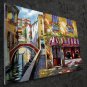 Caffee shop 24x36 in. stretched Oil Painting Canvas Art Wall Decor modern002