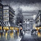 Paris 24x36 in. stretched Oil Painting Canvas Art Wall Decor modern806 Paris 24x36 in. stretched Oil Painting Canvas Art Wall Decor modern806