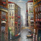 Venice 24x36 in. stretched Oil Painting Canvas Art Wall Decor modern110