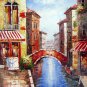 Venice 24x36 in. stretched Oil Painting Canvas Art Wall Decor modern116