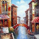 Venice 24x36 in. stretched Oil Painting Canvas Art Wall Decor modern119
