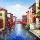 Venice 24x36 in. stretched Oil Painting Canvas Art Wall Decor modern121