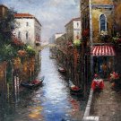 Venice 24x36 in. stretched Oil Painting Canvas Art Wall Decor modern126
