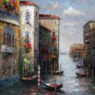 Venice 24x36 in. stretched Oil Painting Canvas Art Wall Decor modern133