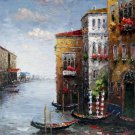 Venice 24x36 in. stretched Oil Painting Canvas Art Wall Decor modern138