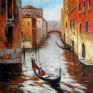 Venice 24x36 in. stretched Oil Painting Canvas Art Wall Decor modern43D