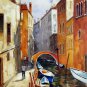 Venice 24x36 in. stretched Oil Painting Canvas Art Wall Decor modern44D