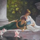 Figure 24x36 in. stretched Oil Painting Canvas Art Wall Decor modern001