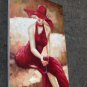 Drinking 24x36 in. stretched Oil Painting Canvas Art Wall Decor modern13D