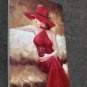 Drinking 24x36 in. stretched Oil Painting Canvas Art Wall Decor modern14D