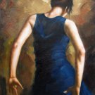 Fiery dance 24x36 in. stretched Oil Painting Canvas Art Wall Decor modern021