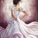 Fiery dance 24x36 in. stretched Oil Painting Canvas Art Wall Decor modern42D