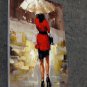 In the rain 24x36 in. stretched Oil Painting Canvas Art Wall Decor modern034