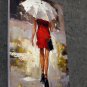In the rain 24x36 in. stretched Oil Painting Canvas Art Wall Decor modern035