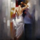 Sexy back 24x36 in. stretched Oil Painting Canvas Art Wall Decor modern09D