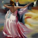 Waltz 24x36 in. stretched Oil Painting Canvas Art Wall Decor modern002