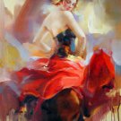Dance 24x36 in. stretched Oil Painting Canvas Art Wall Decor modern03D