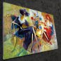 Abstarct figure 24x36 in. stretched Oil Painting Canvas Art Wall Decor modern04D