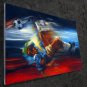 Football 24x36 in. stretched Oil Painting Canvas Art Wall Decor modern001