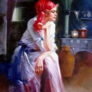 Pino 24x36 in. stretched Oil Painting Canvas Art Wall Decor modern004