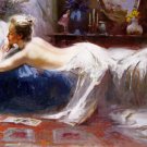 Pino 24x36 in. stretched Oil Painting Canvas Art Wall Decor modern010