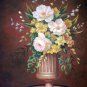 Vase Flower 24x36 in. stretched Oil Painting Canvas Art Wall Decor modern501
