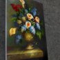 Vase Flower 24x36 in. stretched Oil Painting Canvas Art Wall Decor modern507