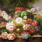 Vase Flower 24x36 in. stretched Oil Painting Canvas Art Wall Decor modern514