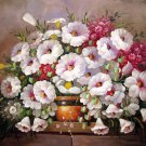 Vase Flower 24x36 in. stretched Oil Painting Canvas Art Wall Decor modern518
