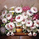 Vase Flower 24x36 in. stretched Oil Painting Canvas Art Wall Decor modern519